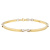 Bracciale Uomo Oro Giallo Bianco GL101238