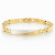 Bracciale Uomo Oro Giallo Bianco GL101239