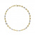 Bracciale Uomo Oro Giallo Bianco GL101511