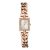 Orologio Guess da donna in acciaio oro rosa Glamour Chain W0540L3