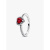 Anello Pandora Cuore in Rilievo Rosso 198421C02