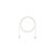Panduit Cat 6A 28AWG UTP Patch Cord, CM/LSZH, Of cavo di rete Bianco 1 m Cat6a U/UTP (UTP)
