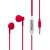 Pantone Pt-wde001r1 Cuffia E Auricolare Cuffie Cablato In-ear Musica Chiamate Rosso, Bianco
