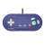 Retrobit – Controller cablato LegacyGC per Nintendo Gamecube blu indaco – Connessione originale – nuovo