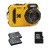 KODAK Pixpro Pack WPZ2 + 2 batterie + 1 scheda SD – Compatto 16M Pixel, impermeabile fino a 15 m, resistente agli urti, video 720p, schermo LCD 2,7  – Batteria agli ioni di litio – Giallo – nuovo