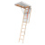 Scala retrattile a soffitto Dakota in legno a 3 pezzi, 600x1200x2800mm