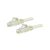 StarTech.com Cavo patch CAT6 1.5 m – Filo di rame al 100% Connettore antistrappo Bianco