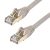 StarTech.com Cavo patch CAT6a da 1.5 m – Schermato (STP) Filo di rame al 100% connettore antistrappo grigio