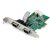 Startech.com Scheda Seriale Pci Express Con 2 Porte – Controller Pcie Rs232 16950 Uart Di Espansione Db9 A Profilo Basso