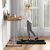 Costway Tapis roulant elettrico sotto scrivania con capacità di 120kg telecomando, Tapis roulant per camminare correre Nero