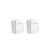 Tenda P200 Twin Pack 200 Mbit/s Collegamento ethernet LAN Bianco 2 pz
