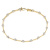Bracciale Tennis Donna Oro Giallo Bianco Diamanti GL100700