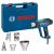 Termosoffiatore elettrico Bosch GHG 23-66 Professional a controllo digitale con 5 ugelli, 2300W