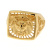 Anello Uomo Oro Giallo Testa di Leone GL101773