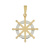 Ciondolo Timone Oro Giallo Bianco GL101108