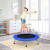 Costway Trampolino pieghevole per bambini con carico massimo 150kg, Mini trampolino portatile per interno Blu