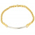 Bracciale Donna Unoaerre Oro Giallo Bianco GL100103