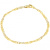 Bracciale Uomo Unoaerre Oro Giallo Bianco GL100113
