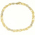 Bracciale Uomo Unoaerre Oro Giallo Bianco GL100119