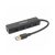 Vultech HU-04USB3 hub di interfaccia USB 3.2 Gen 1 (3.1 1) Type-A 5000 Mbit/s Nero