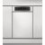 Whirlpool WSBC 3M17 X lavastoviglie A scomparsa parziale 10 coperti