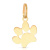 Ciondolo Zampa Oro Giallo 18kt GL102507